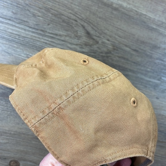 Carhartt Mens Canvas Odessa Baseball Cap, Carhartt Brown, adustable fit - Picture 7 of 9